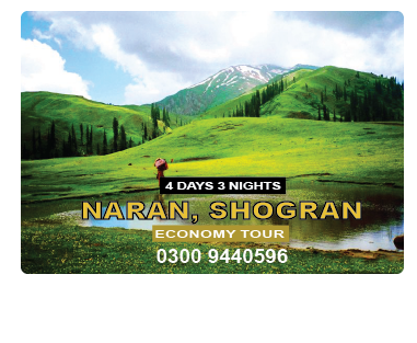 Most Affordable 4Days 3Nights Naran Tour