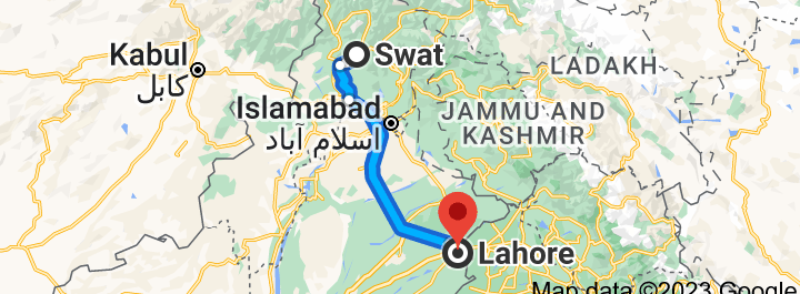 Swat Valley Location Map