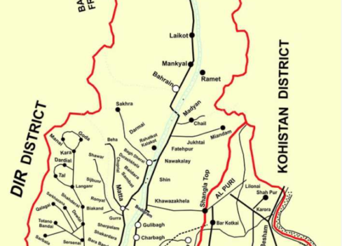 Swat Valley road map