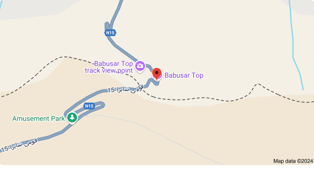 babusar top location map