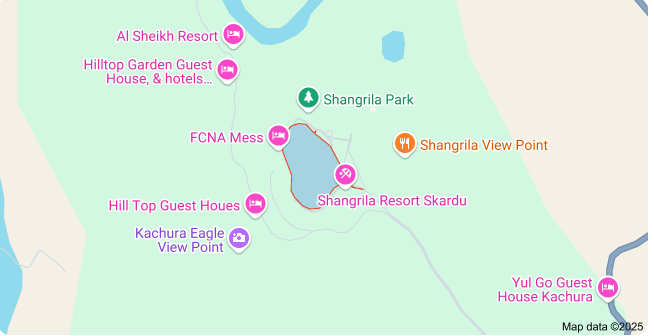 Shangrila Lake Location Map