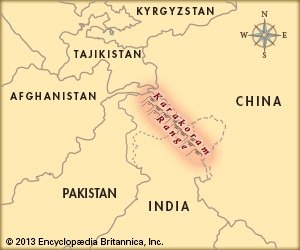 Koh karakoram location map